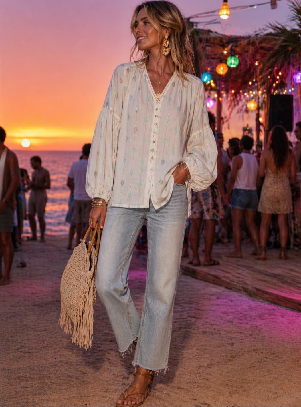 Blusón Boho Chic - Imagen 1