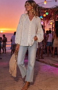 Blusón Boho Chic - Imagen 1