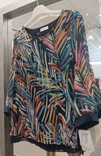 Blusón estampado pinceladas - Imagen 2