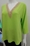 Blusón verde lima puntilla escote - Imagen 2