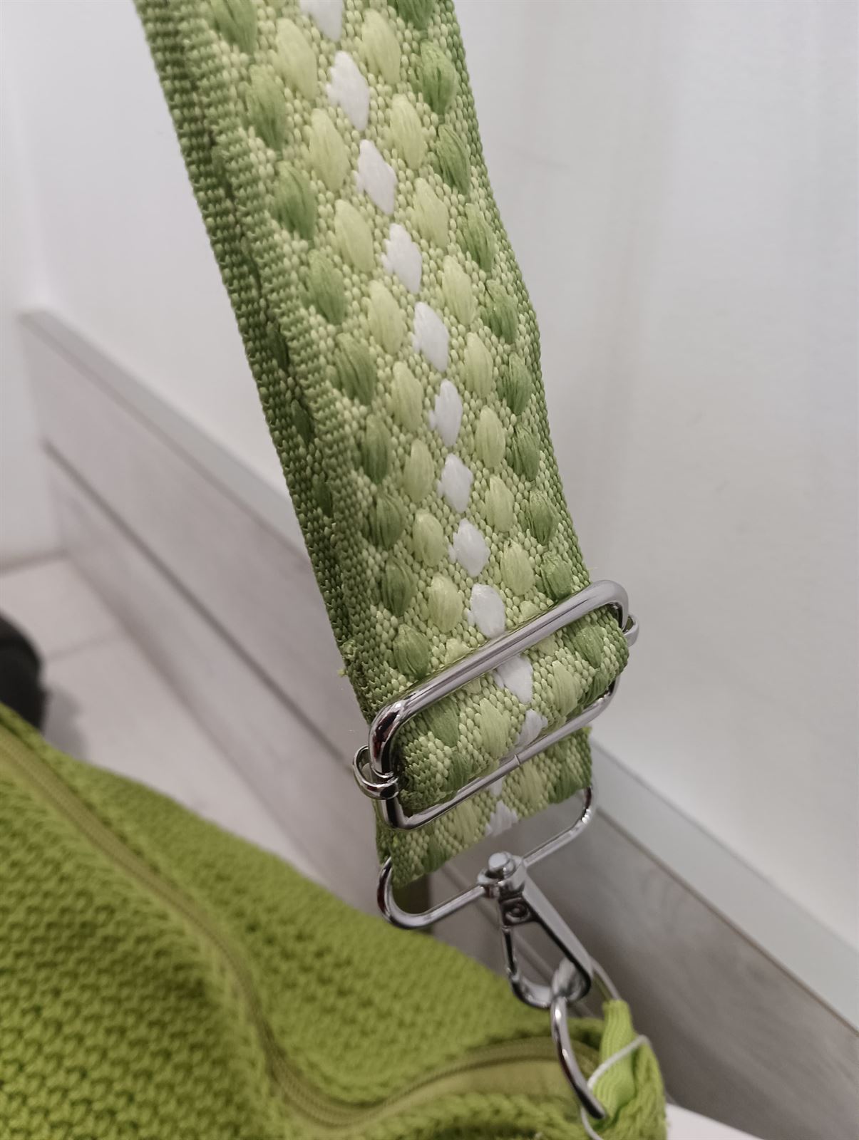 Bolso crochet verde - Imagen 4