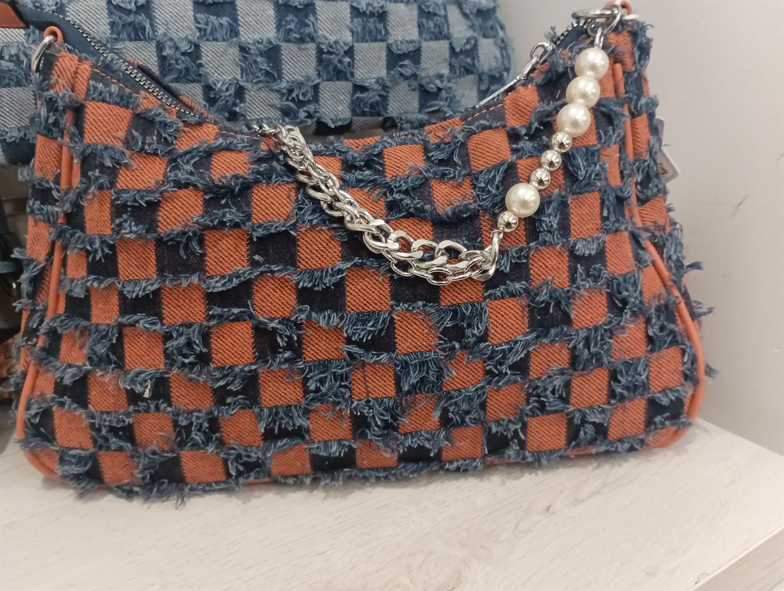Bolso vaquero naranja - Imagen 1