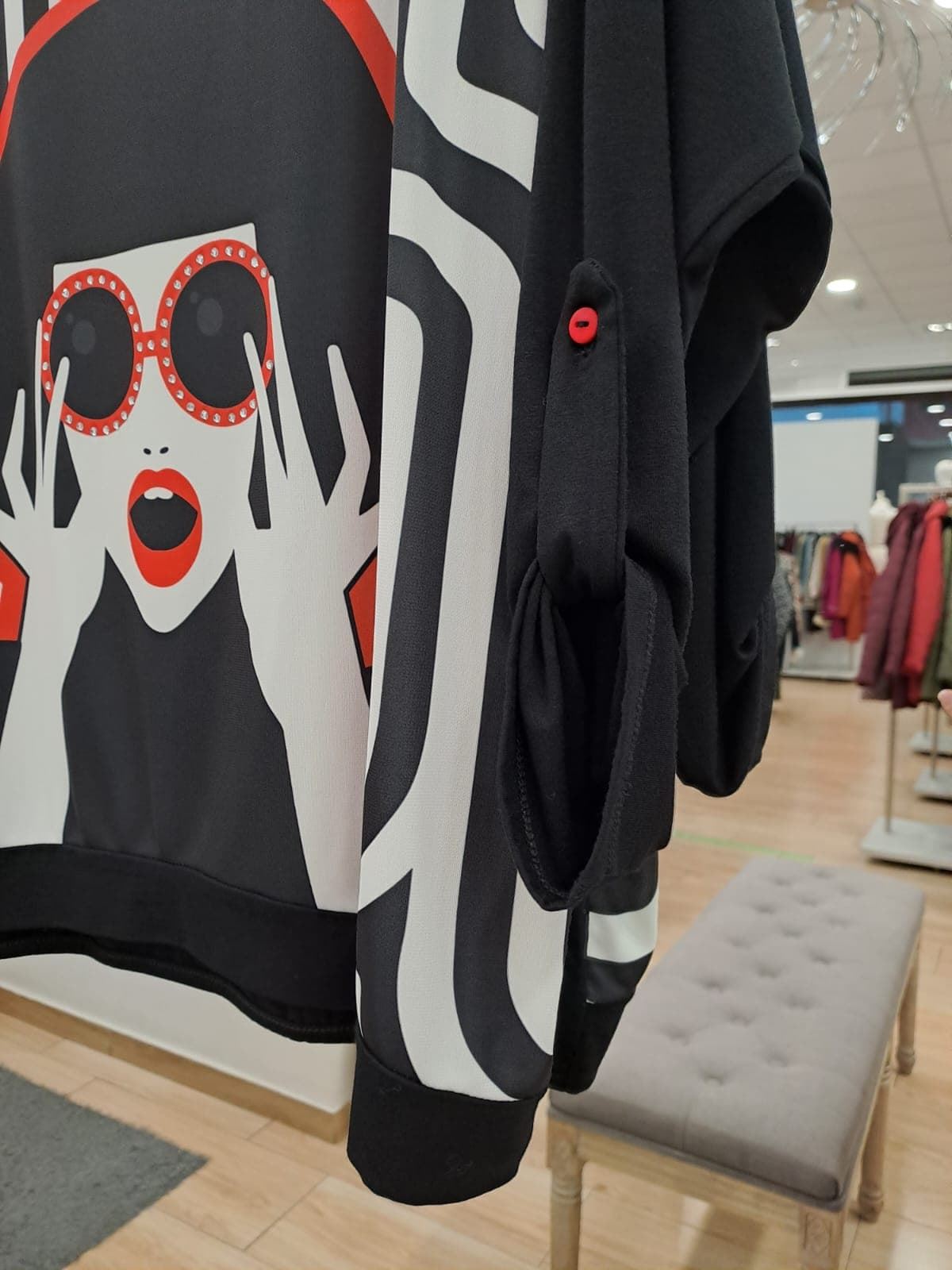 Camiseta chica gafas - Imagen 4