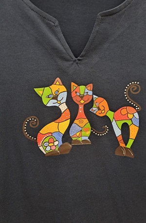 Camiseta gatos - Imagen 2