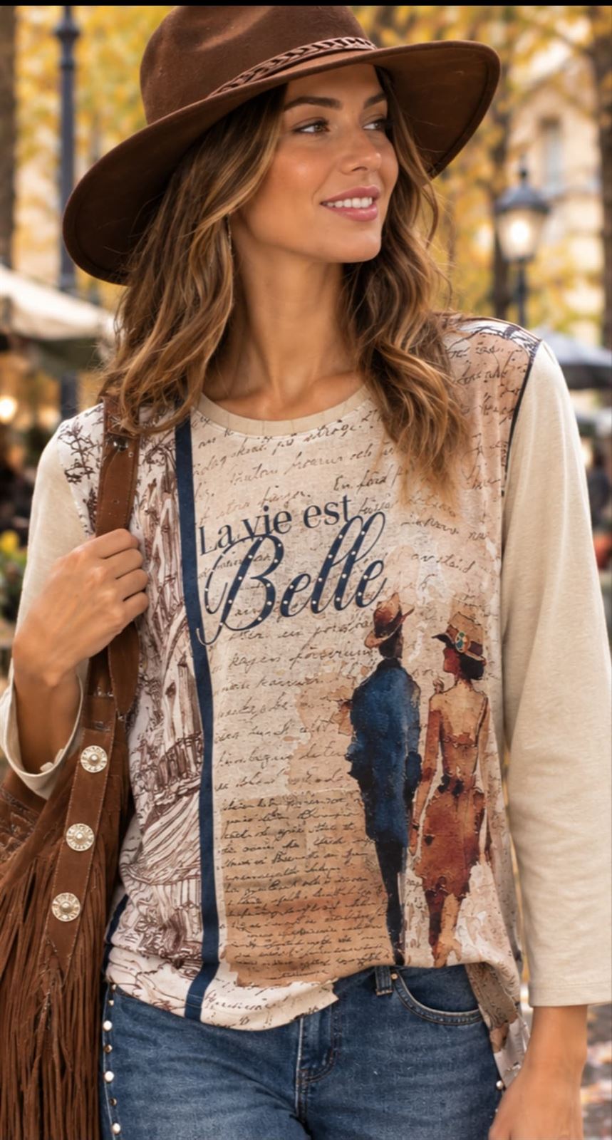 Camiseta la vie es belle - Imagen 1