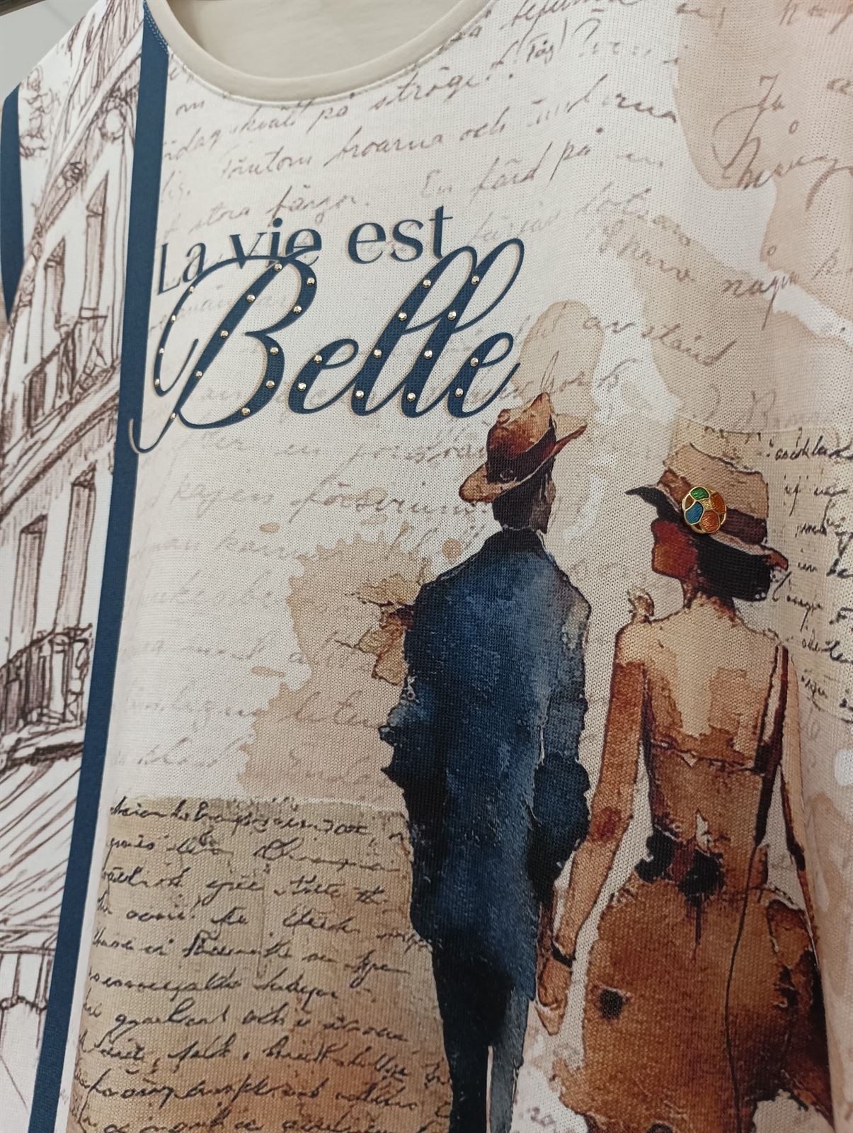 Camiseta la vie es belle - Imagen 3