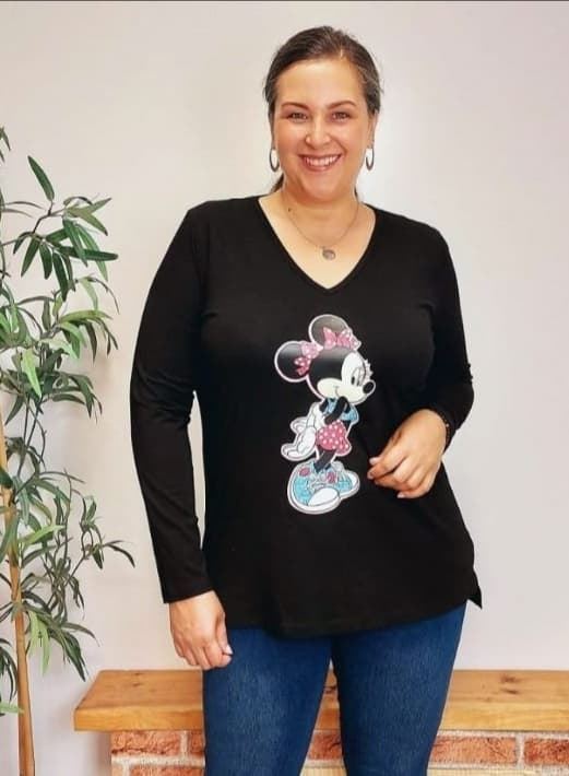 Camiseta Minnie moda curvy - Imagen 1