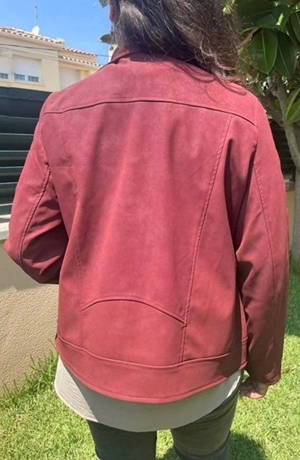 Cazadora granate - Imagen 2