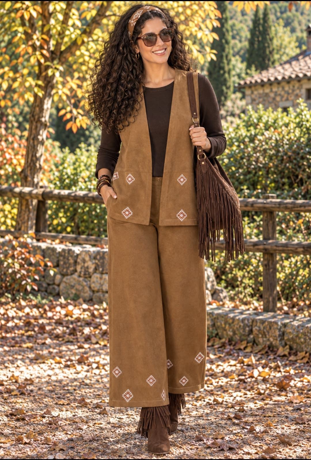 Conjunto chaleco y pantalón - Imagen 1
