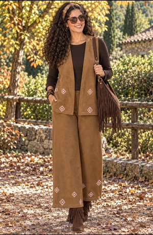 Conjunto chaleco y pantalón - Imagen 1