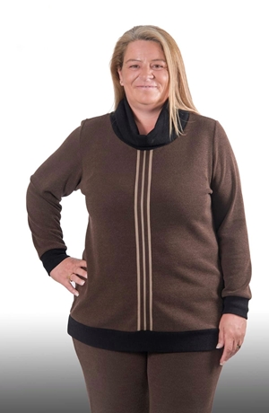 Conjunto de punto marrón - Imagen 1