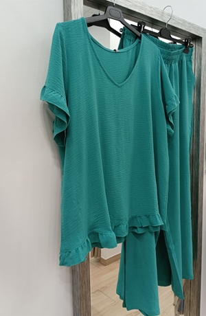 Conjunto turquesa volantes - Imagen 2