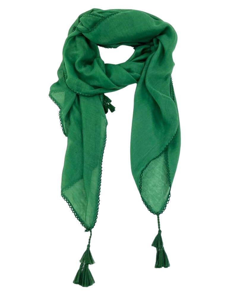Foulard liso verde - Imagen 1