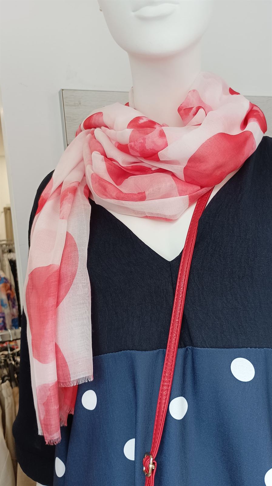 Foulard lunares rojos - Imagen 2