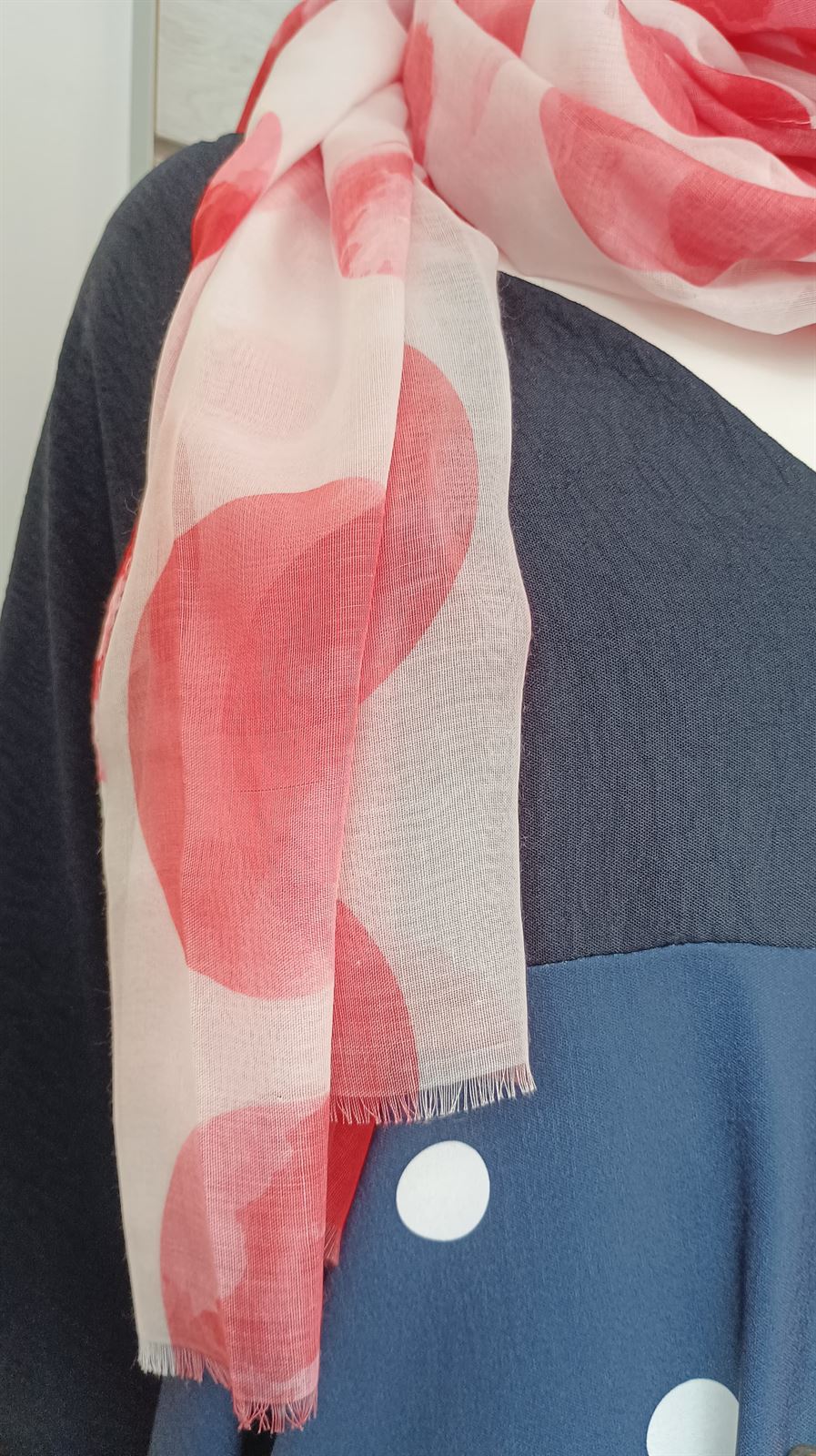 Foulard lunares rojos - Imagen 3