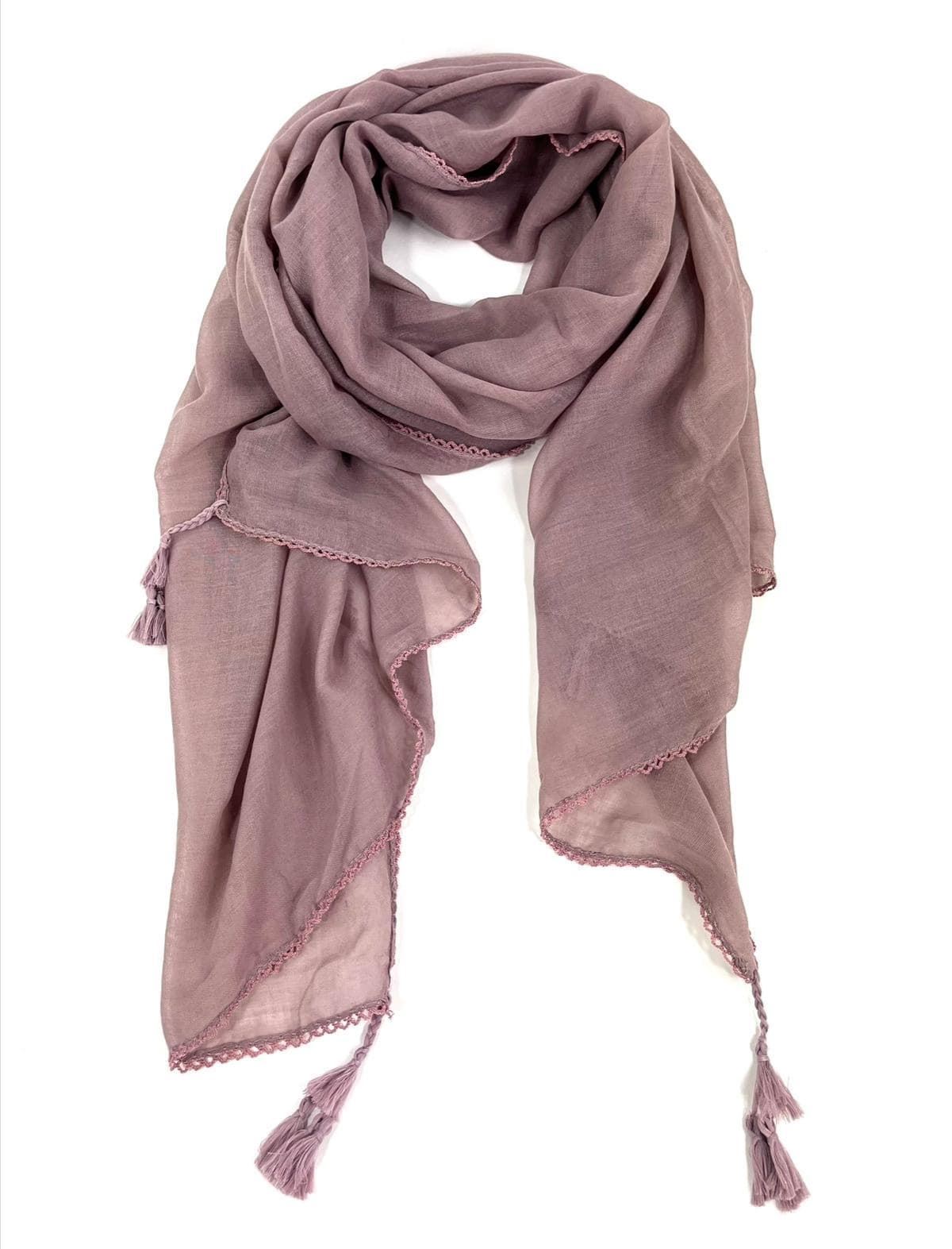 Foulard rosa palo - Imagen 1