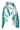 Foulard turquesa - Imagen 1