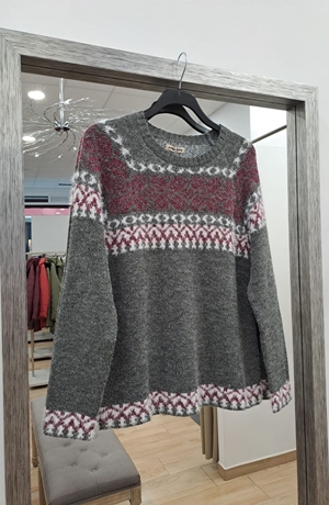 Jersey gris dibujos - Imagen 2