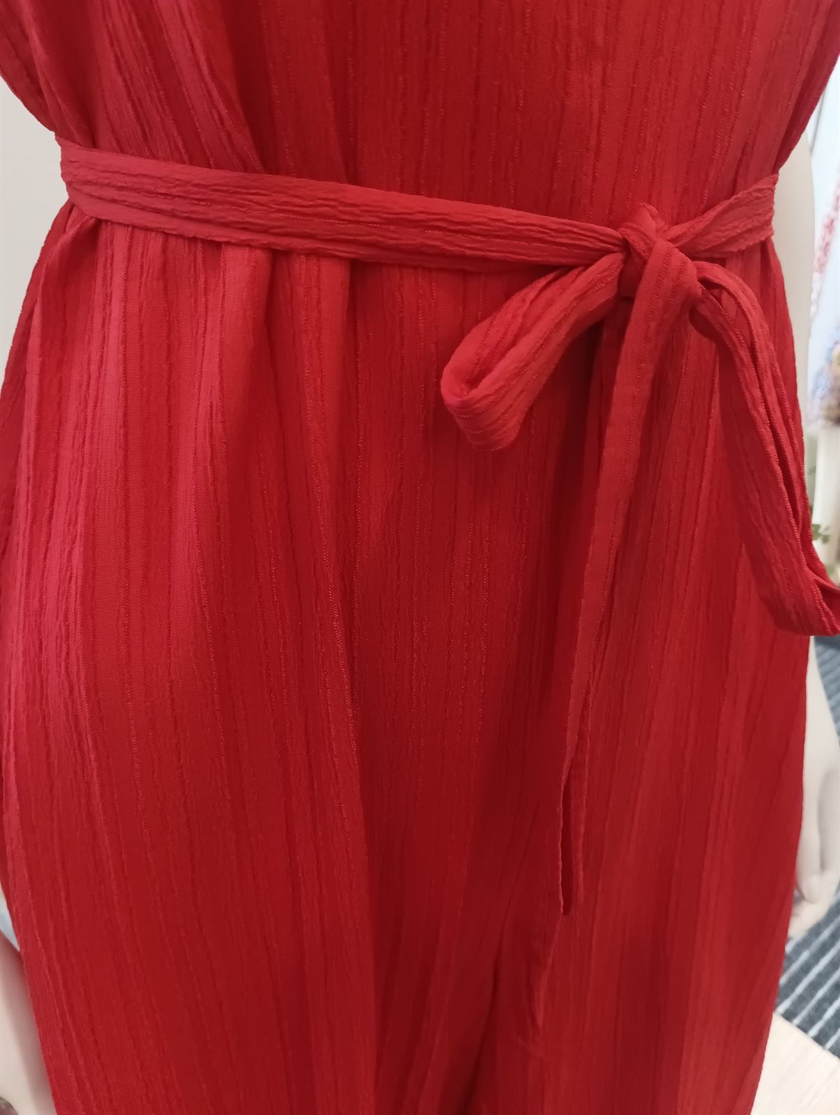 Mono piernas anchas rojo - Imagen 3
