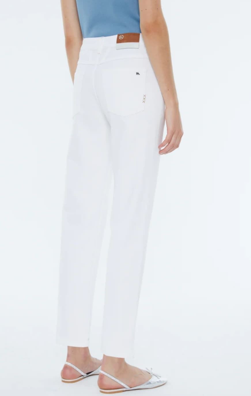 Pantalón vaquero blanco Andam - Imagen 2