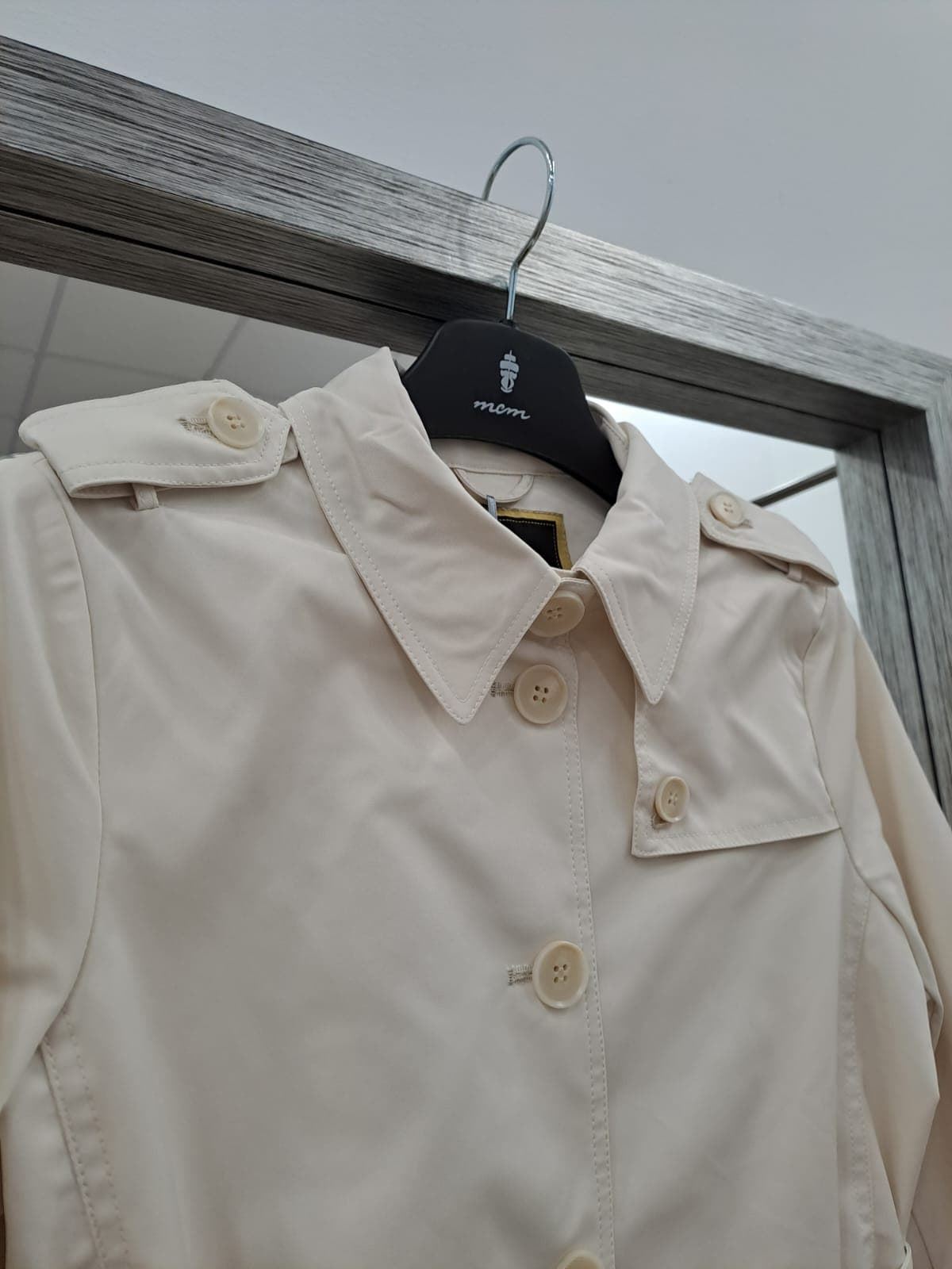 Parka corta blanco roto Louisa - Imagen 3