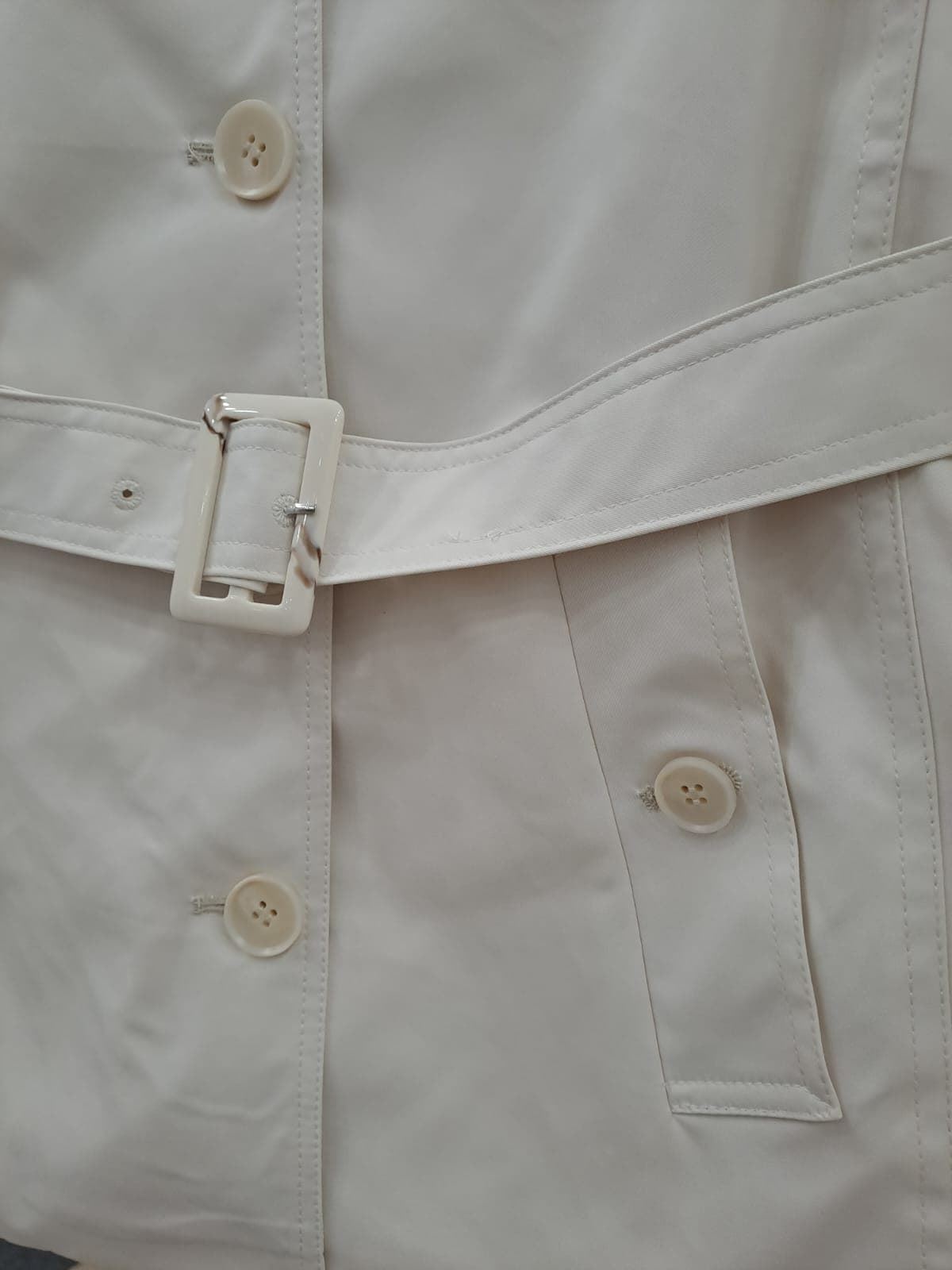 Parka corta blanco roto Louisa - Imagen 6