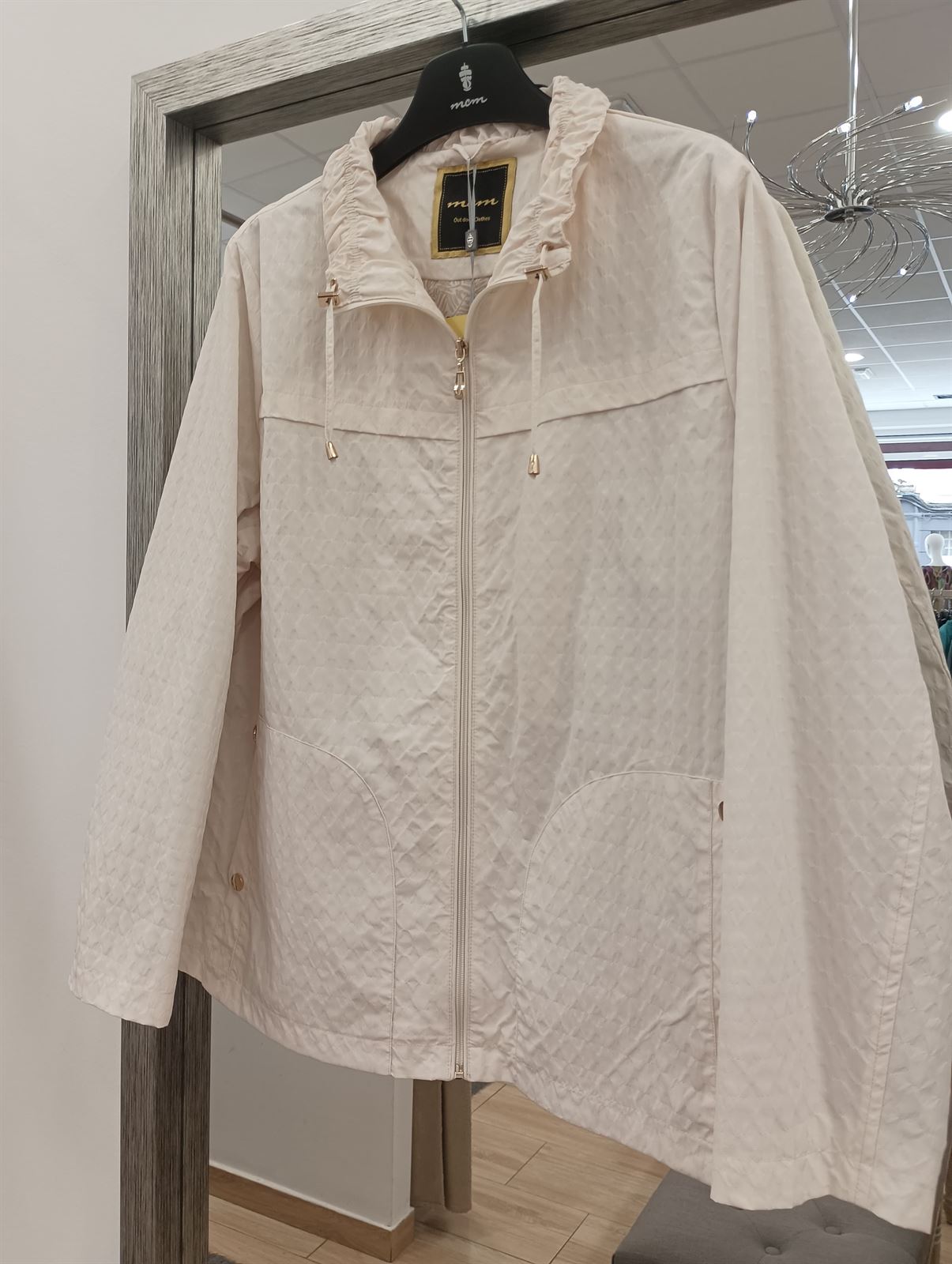 Parka corta blanco roto - Imagen 3