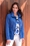 Parka verano azul añíl - Imagen 1