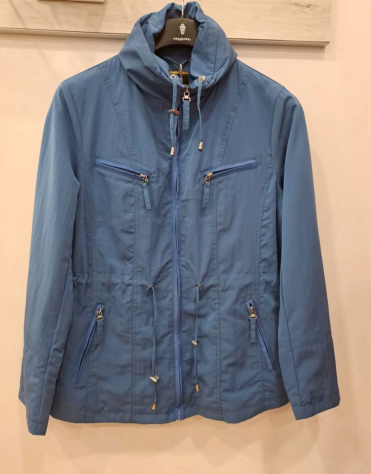 Parka verano azul añíl - Imagen 3