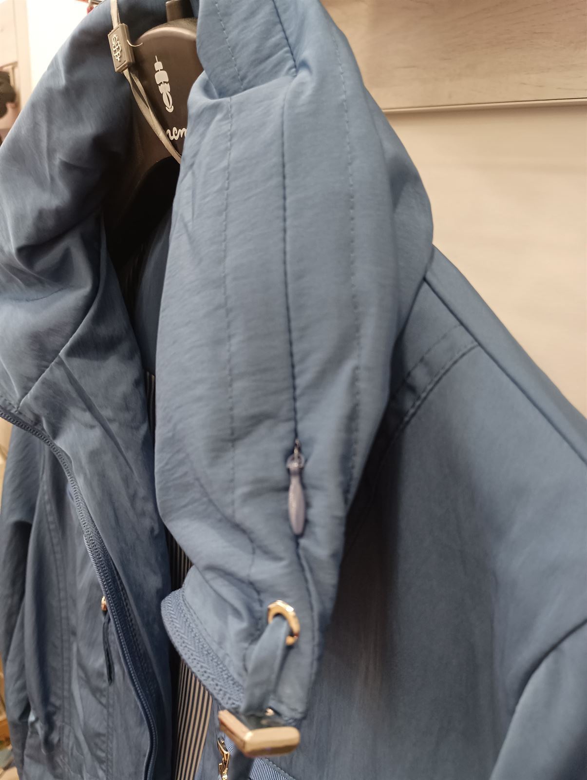 Parka verano azul añíl - Imagen 6