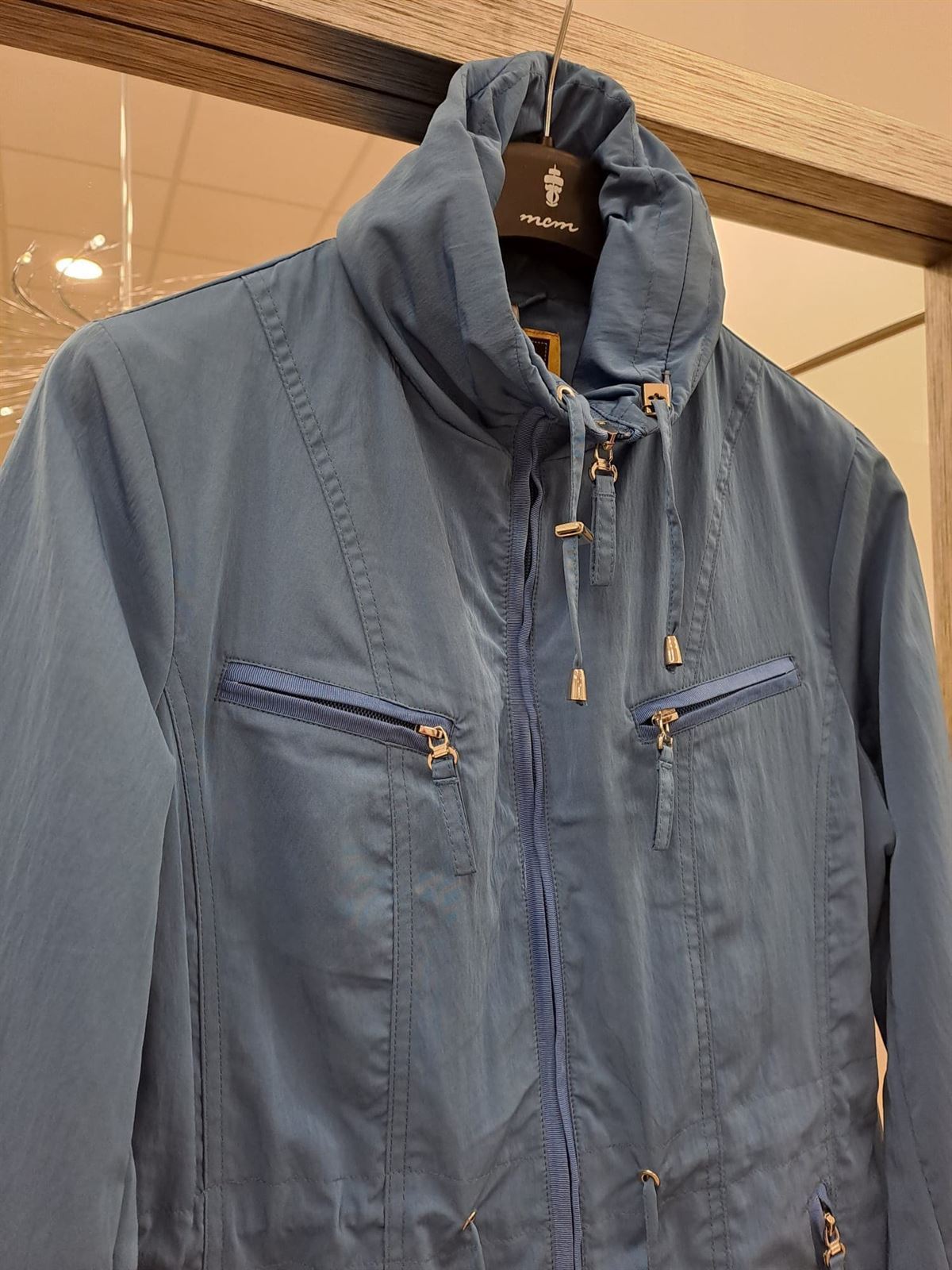 Parka verano azul añíl - Imagen 8
