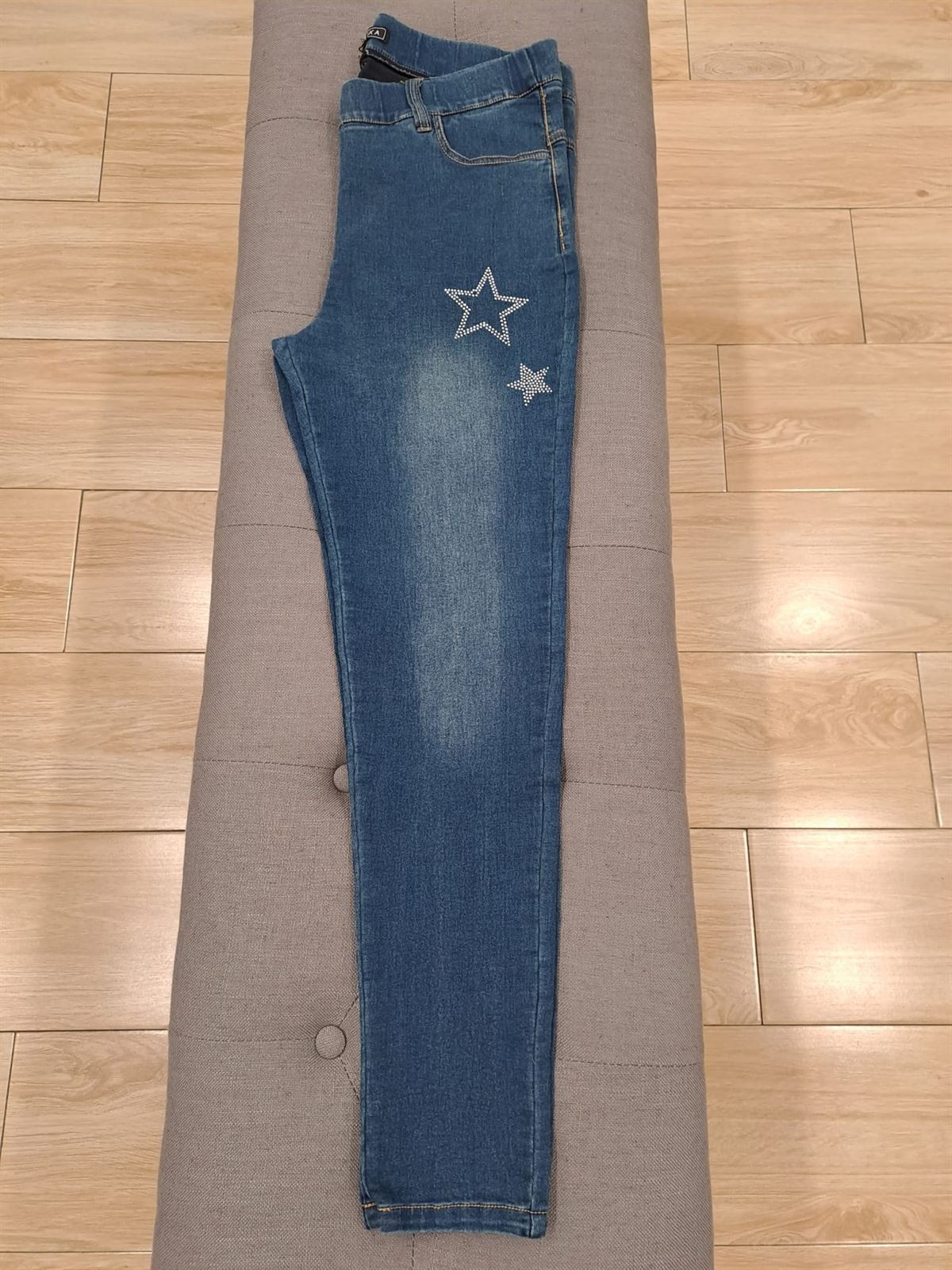 Vaquero star azul moda curvy - Imagen 2