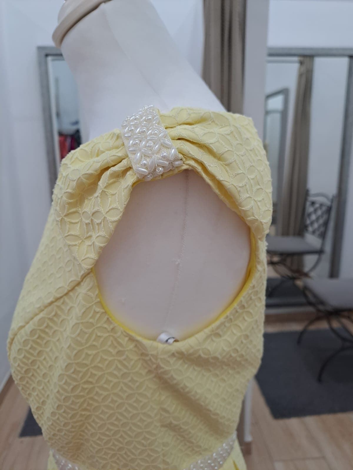 Vestido amarillo corto, Lisa - Imagen 5