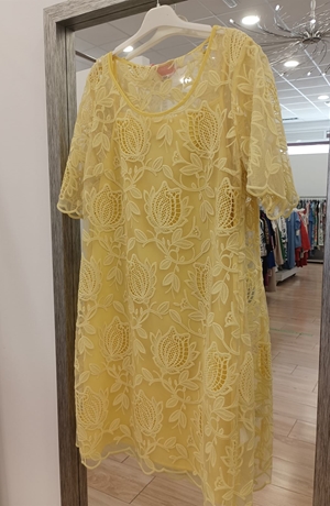 Vestido amarillo Flora - Imagen 2