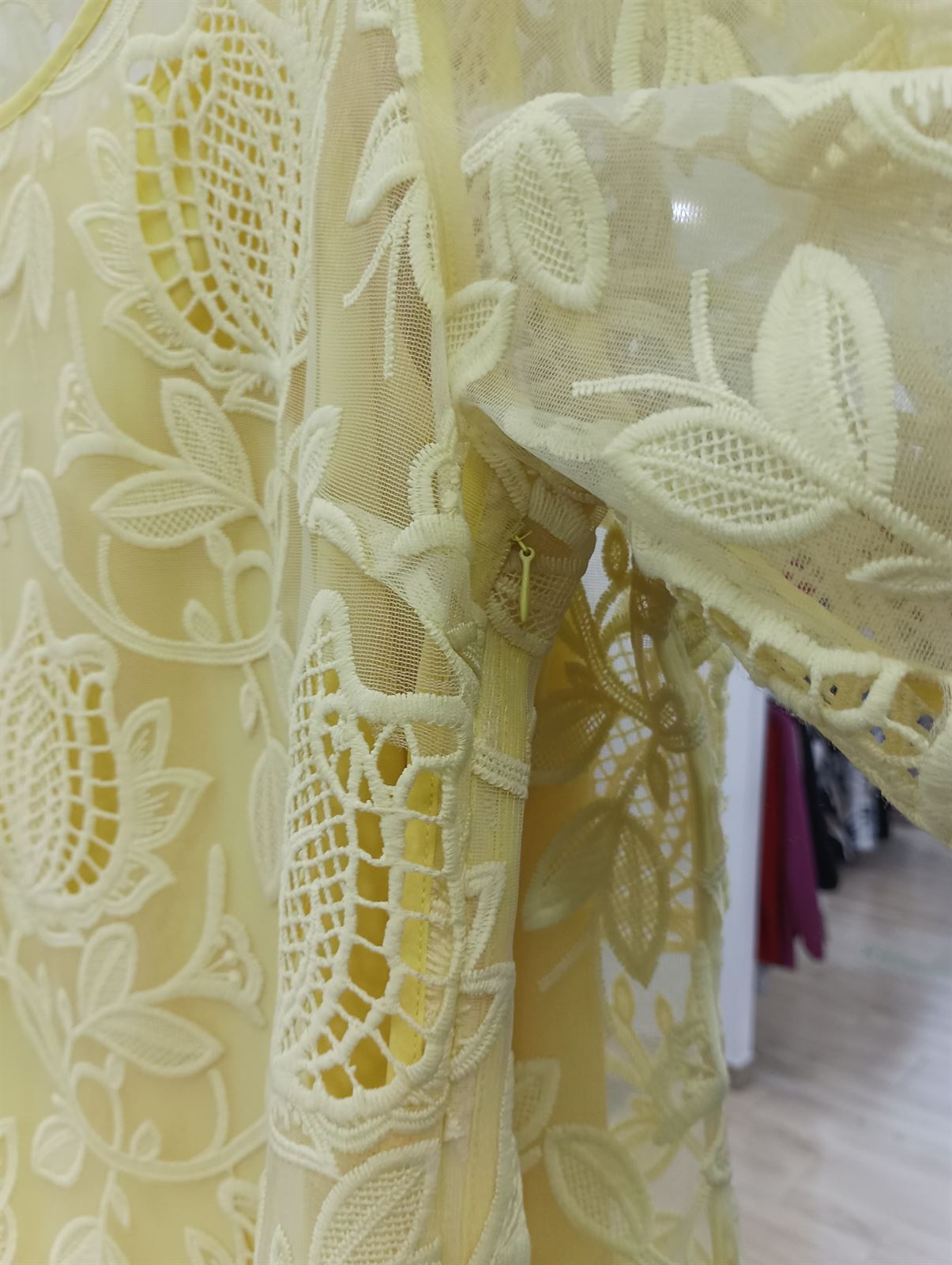 Vestido amarillo Flora - Imagen 3