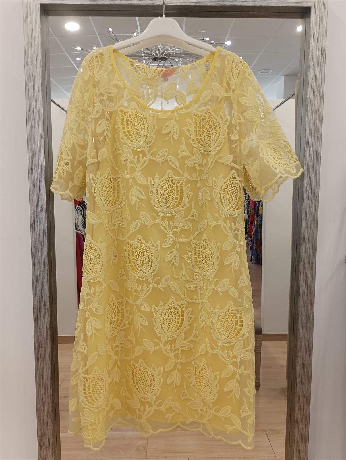 Vestido amarillo Flora - Imagen 5