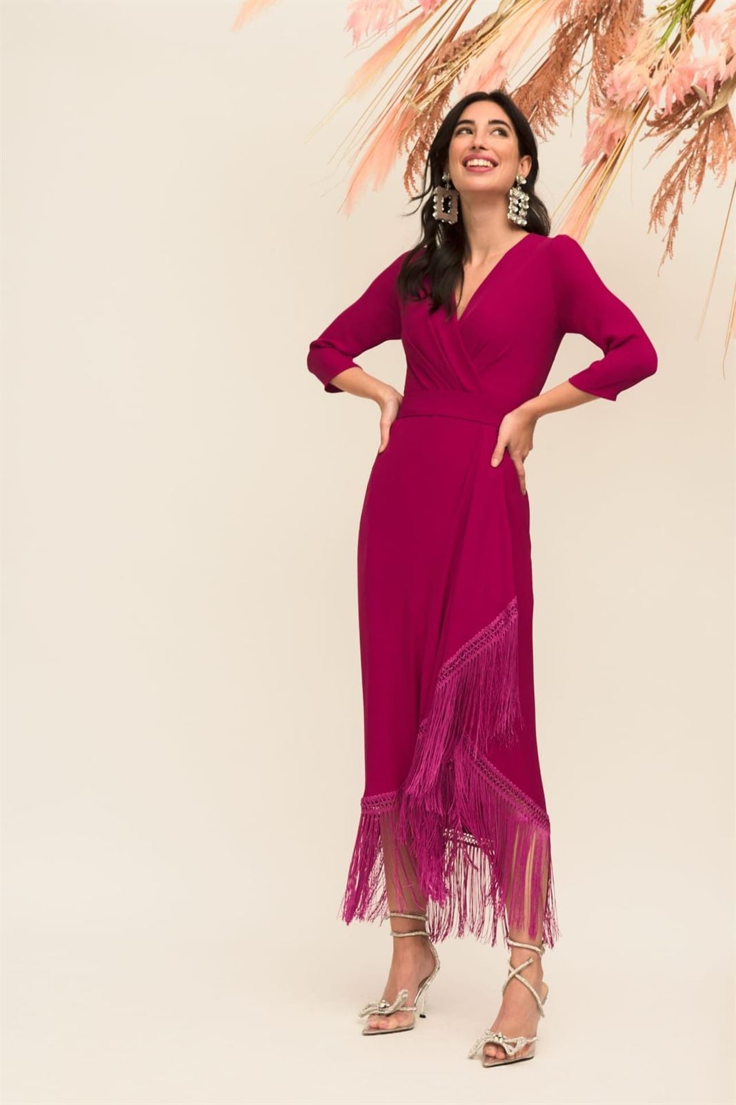 Vestido Azalea flecos