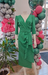 Vestido Clarisa verde - Imagen 1