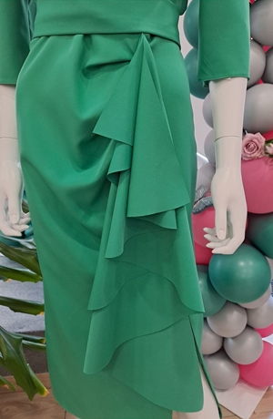 Vestido Clarisa verde - Imagen 2