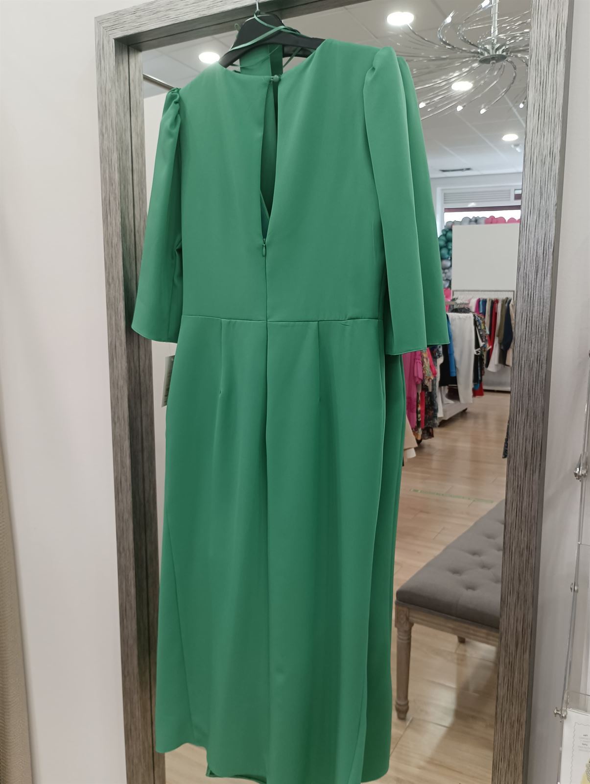 Vestido Clarisa verde - Imagen 6