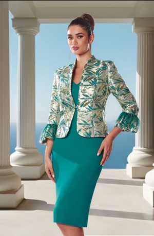 Vestido corto con chaqueta Naty - Imagen 1