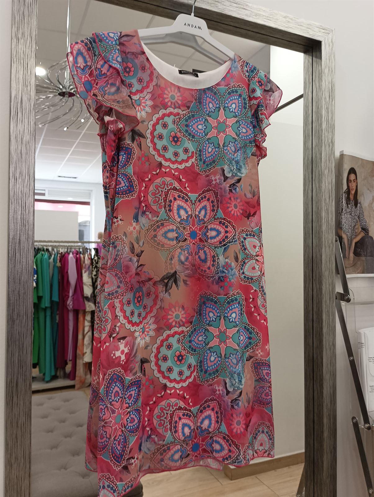 Vestido corto floral Lilit - Imagen 3