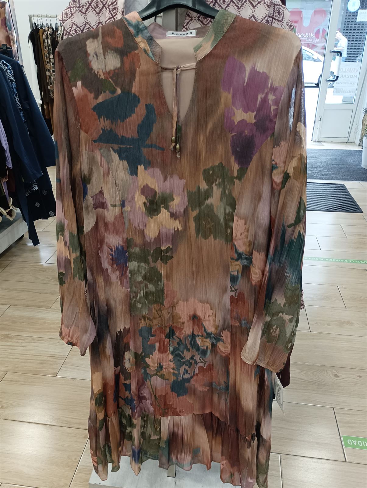 Vestido de gasa acuarela - Imagen 2