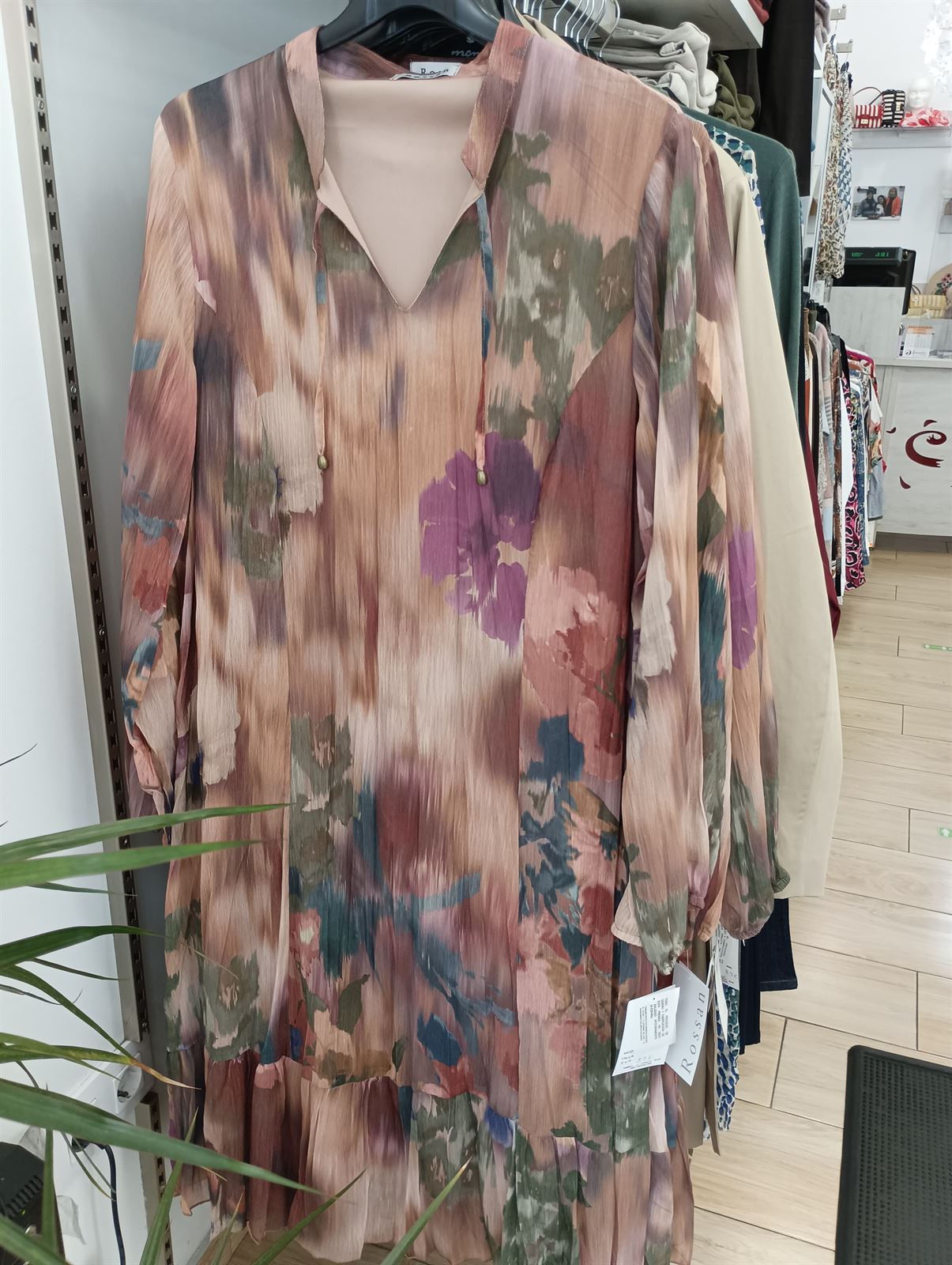 Vestido de gasa acuarela - Imagen 4