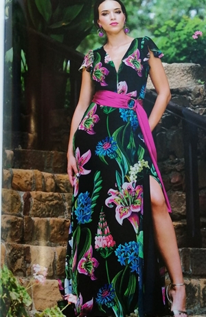 Vestido de gasa Jamilena - Imagen 1