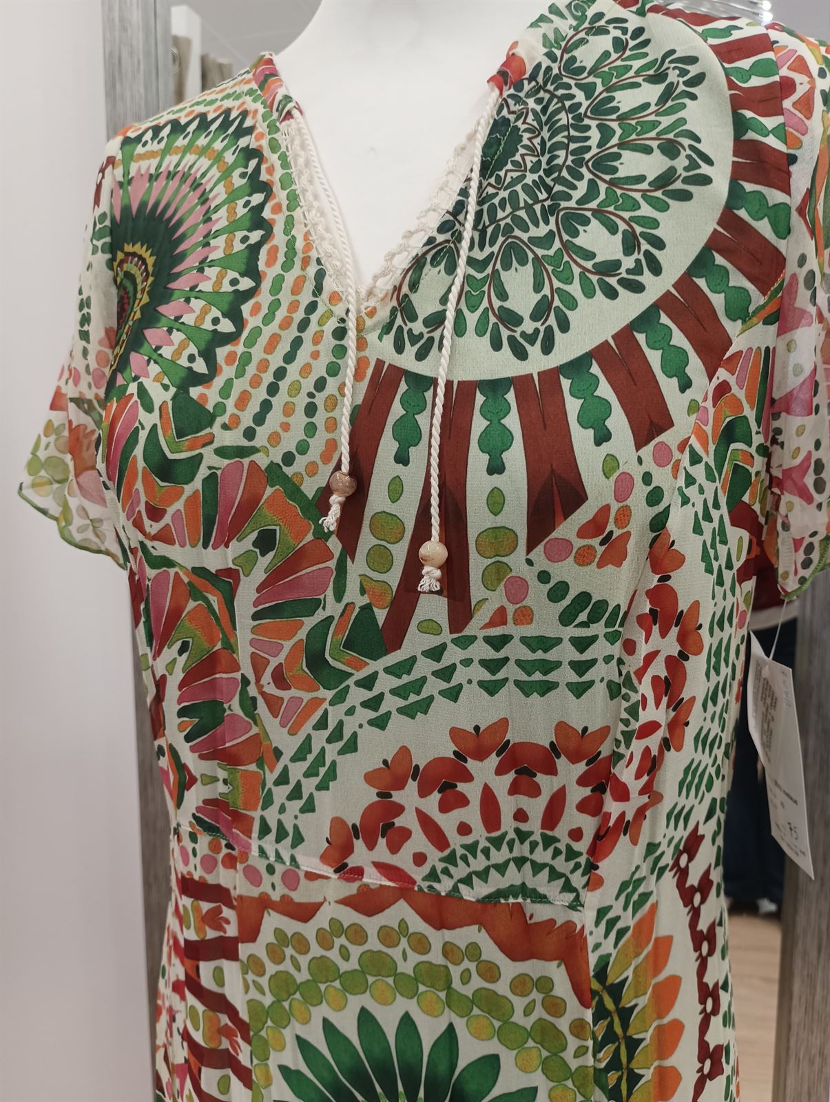 Vestido de gasa mandalas - Imagen 5