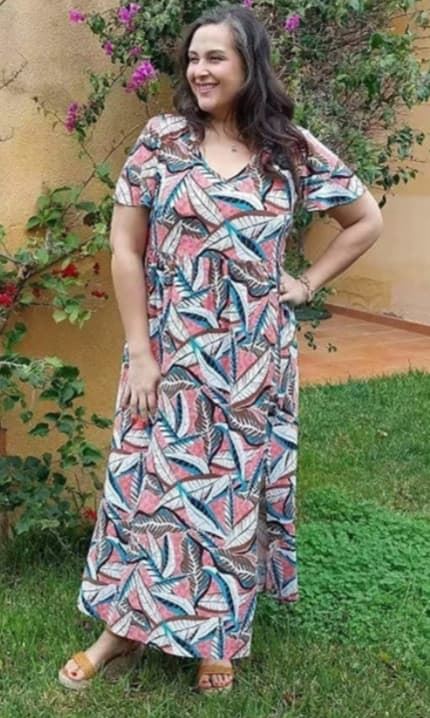 Vestido estampado Cleo - Imagen 1