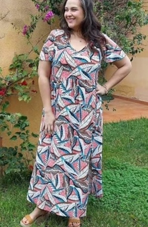 Vestido estampado Cleo - Imagen 1