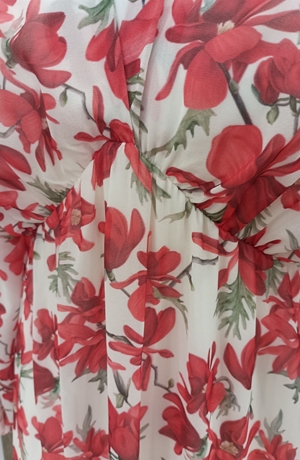 Vestido florecillas rojas - Imagen 2