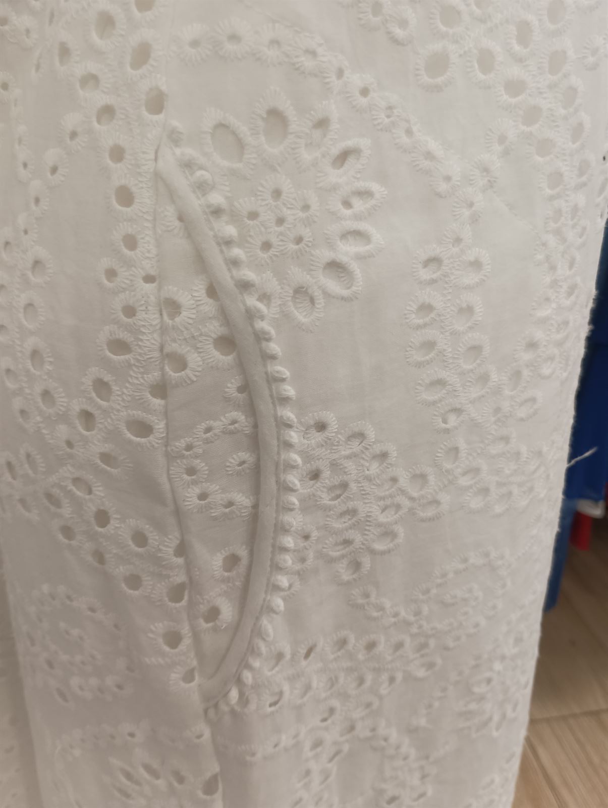 Vestido ibicenco blanco - Imagen 5